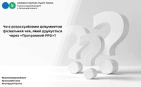 Чи є розрахунковим документом фіскальний чек, який друкується через «Програмний РРО»?