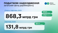Леся Карнаух: За 8 місяців до держбюджету понад план надійшов майже 71 млрд грн