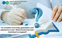 Про реквізити в полі «Фактичний платник» платіжної інструкції