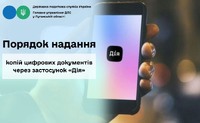 Порядок надання копій цифрових документів через застосунок «Дія»