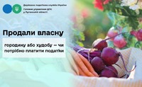 Продали власну городину або худобу — чи потрібно платити податки